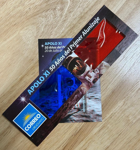 Uruguay 2019 space apollo - -, 11