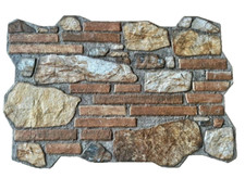 Mix stone curtain - stone,