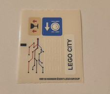 LEGO Sticker Sheet da City Set
