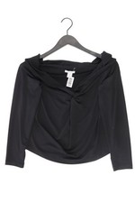 H&M camicetta per le signore taglia 42, L nuovo con etichetta nero di poliestere