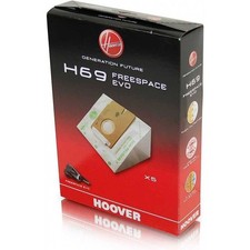 5 PZ CONFEZIONE SACCHETTI ASPIRAPOLVERE HOOVER FREESPACE EVO H69 ORIGINALE