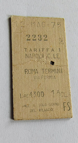 Biglietto treno su - fs,
