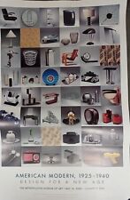 MANIFESTO AMERICA MODERN 1925-1940 OGGETTI DESIGN NEW ERA 