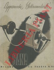 Cataloghi commerciali - Sana - Apparecchi elettromedicali.  (4-8432)