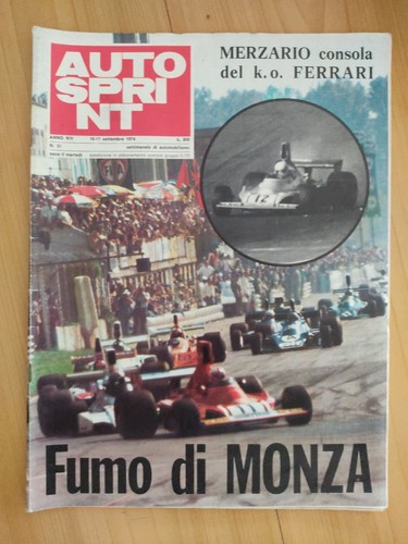 Autosprint del 1974 fumo - n.,