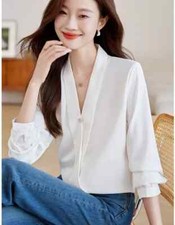 Camicia Maglia Blusa Donna