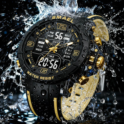Men waterproof quartz sport - quartz,