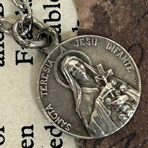 Collana medaglia santa teresa - santa,