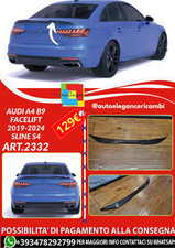 💕ART.2332 SPOILER AUDI A4 B9 FACELIFT 2019-2024 SLINE S4 SEDAN AVANT💕
