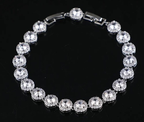 Bracciale tennis angel argento - tennis,