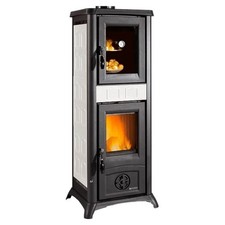 Nordica Stufa legna 7,3kW GEMMA FORNO .16 Ceramica White 5 stelle 3009301