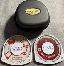 Custodia Rigida Viaggio Giochi PSP + 2mini disc: Key Of Heaven e Demo Disc 2005