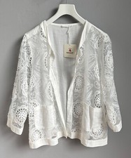 Italy bianco beige ricamato