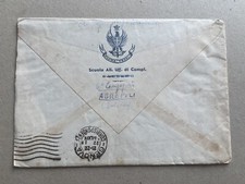 O.) Franchigia posta militare scuola AUC Agropoli Salerno 1941 