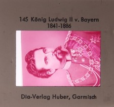 35mm slide - King Ludwig II of Bavaria (1841–1886) - Dia-Verlag Huber Garmisch