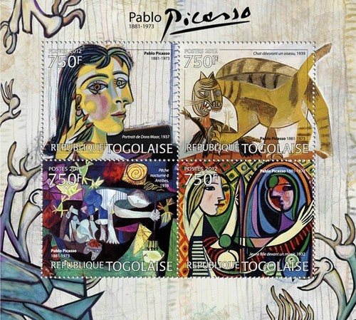 Togo 2012 mnh - -, picaso