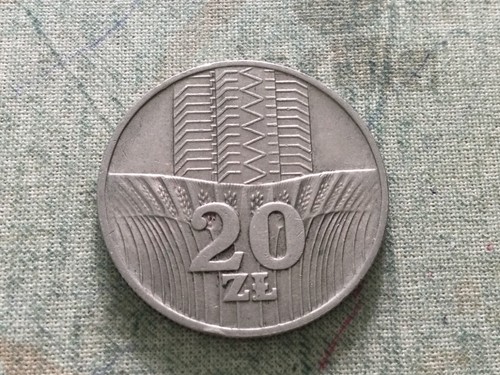Moneta polonia 20 zlotych - moneta,