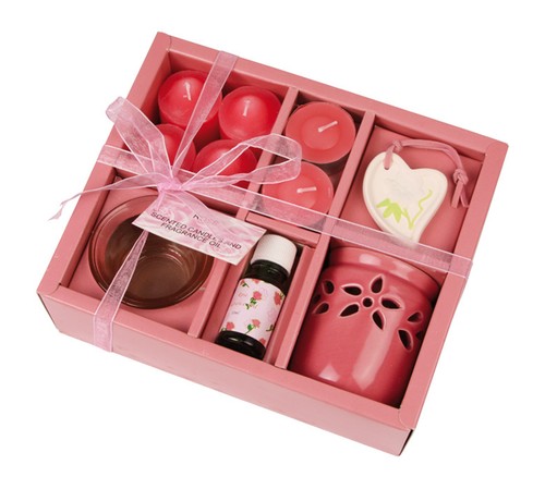 Confezione regalo rosa - confezione,