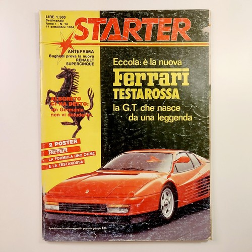Starter 1984 ferrari - starter, n.14/1984