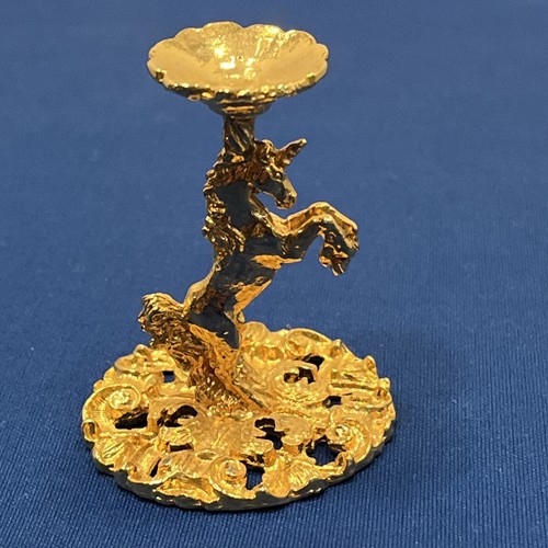 Vintage display gold brass - display,