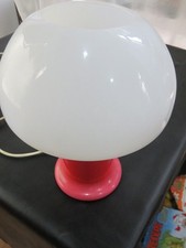 vecchia ABAT JOUR LUME DA TAVOLO in plastica e metallo regolabile DESIGN fungo