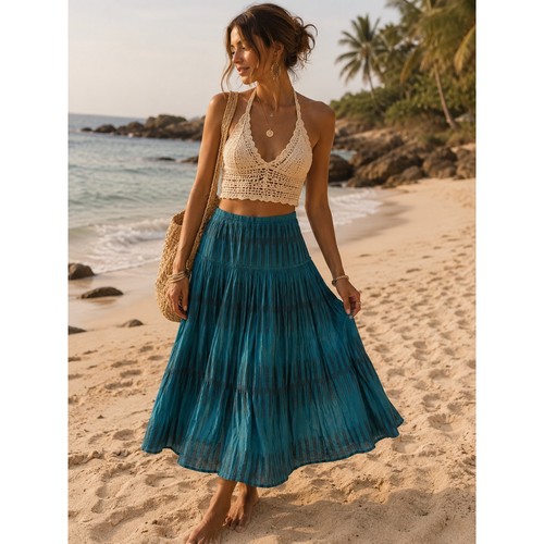 Maxi gonna boho peasant - gonna,