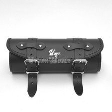 Sm) Yamaha VIRAGO XV125 250 xv700 xv750 1000, xv1100 Borsa in pelle porta attrezzi rotolo