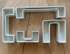 4 vasi Tremiti disegnati da Angelo Mangiarotti per Danese