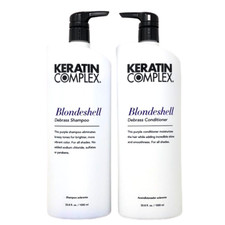 Shampoo e balsamo Keratin Complex Blondeshell Debrass 33,8 once NUOVO PACCHETTO