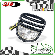 MASCHERINA VESPA LX 50 125 150 GRIGLIA NERA LUCE A LED NASELLO STERZO ANTERIORE