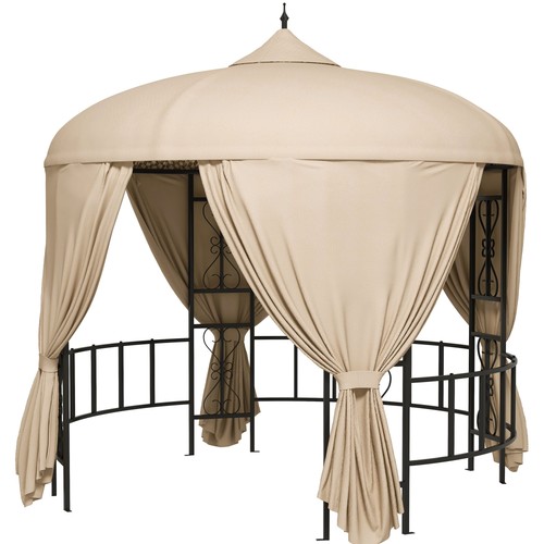 Gazebo giardino rotondo - gazebo, da