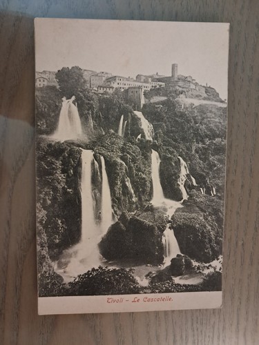 Cartolina tivoli cascatelle - tivoli, le