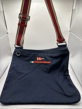 Borsa Prada Luna Rossa Mare Uomo Tracolla Tessuto Blu