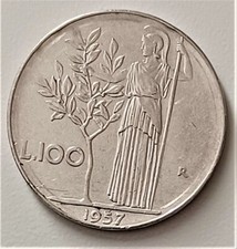 MONETA DA "100 LIRE DEL 1957 "