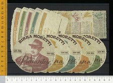 ETICHETTE LABEL BIRRA - SERIE COMPLETA BIRRA MORETTI LE REGIONALI Ed. 2017