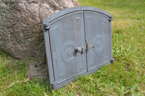 Porta forno ghisa naturale - forno, in