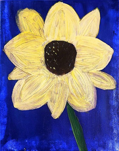 Fiore giallo sfondo - fiore,