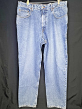 Salopette uomo vintage MARCA FORTUNATA 38x341/2 ROSSO Tab 91 Med Wash OTTIME CONDIZIONI