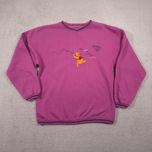 Felpa pooh vintage - l, rosa