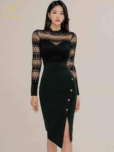 Vestito tubino nero elegante - nero,