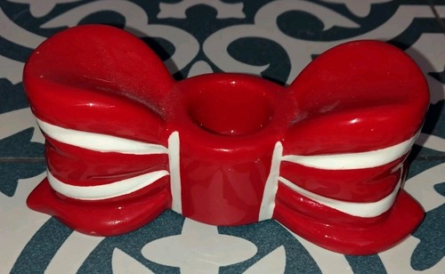 Portacandele fiocco rosso - 🎀,