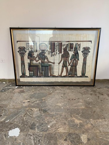 Grande quadro con papiro