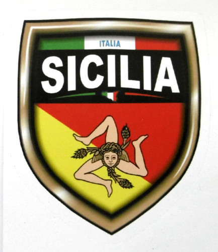 Adesivo ricordo sicilia - adesivo,
