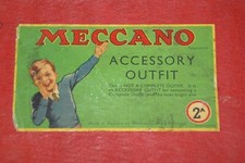 SCATOLA ORIGINALE MARCA MECCANO LTD X SET N. 2a anni '50