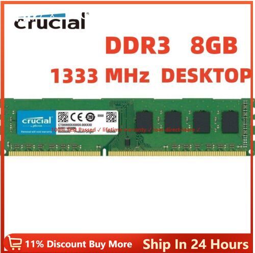 Crucial ddr3 1333 mhz - 8,