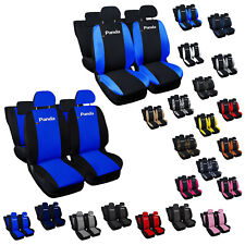 COPRISEDILI AUTO COMPATIBILI CON PANDA MADE IN ITALY SET COMPLETO VARI COLORI
