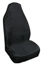 Coprisedile Anteriore per Auto Nero Protezione Fodera Universale Lavabile C53255