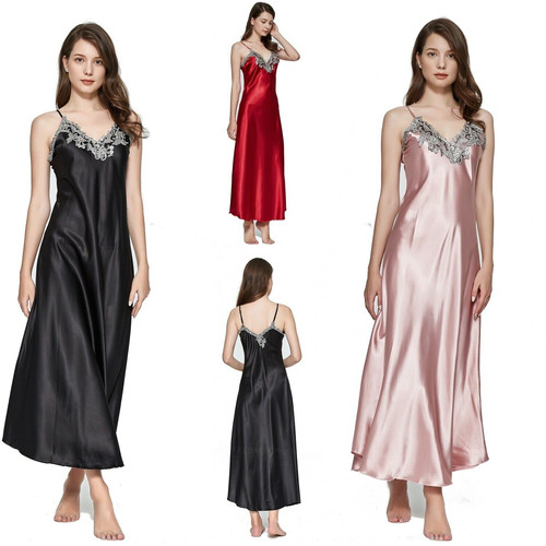 Womens long chemise sleepwear - long,