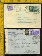 Seconda Guerra Posta Militare  Lotto di  5 Franchigie senza Testo ph 775