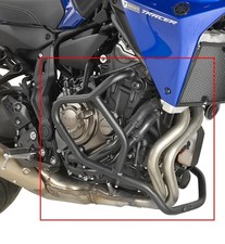 TN2130 GIVI PARAMOTORE TUBOLARE Ø25mm YAMAHA MT-07 TRACER 2016 2017 2018 2019